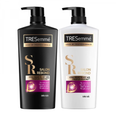 Combo dầu gội + dầu xả TRESemmé Salon Rebond 480g chính hãng