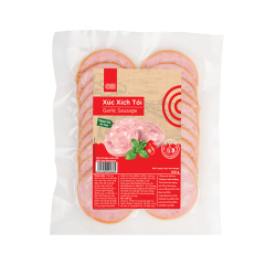 Xúc xích tỏi GO! 180g chính hãng