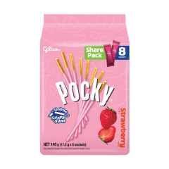 Bánh Pocky dâu gói 140g chính hãng
