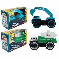 Đồ chơi hộp xe lắp ráp thông minh Hoàng Thu HT7768 chính hãng
