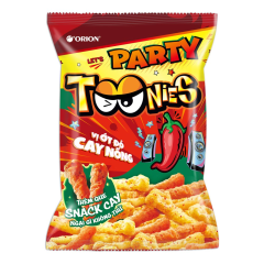 Snack Toonies ớt đỏ cay nồng 60g chính hãng