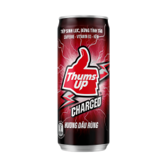 Nước tăng lực Thums Up Charged berry lon 320ml chính hãng