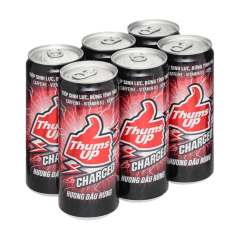 Lô 6 nước tăng lực Thums Up hương berry lon 320ml chính hãng