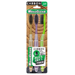 Lô 3+1 Bàn chải đánh răng Oral-Clean Carbon chính hãng