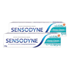 Lô 2 kem đánh răng Sensodyne Deep Clean 100g chính hãng