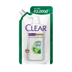 Dầu gội Clear mát lạnh bạc hà túi 630g chính hãng