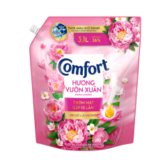 Nước xả vải Comfort hương vườn xuân 3.1 lít chính hãng