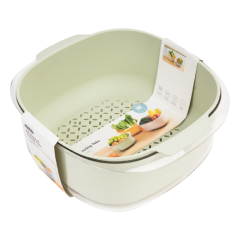 Bộ thau rổ vuông Inochi Yoko 23cm chính hãng