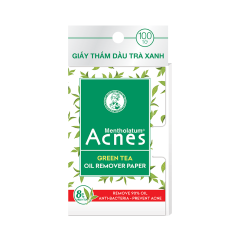 Giấy thấm dầu Acnes trà xanh 100 tờ chính hãng