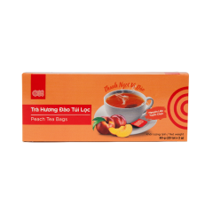 Trà GO! hương đào túi lọc 25 gói x 2g chính hãng