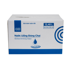 Thùng 24 Nước uống đóng chai GO! 520ml chính hãng