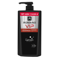 Dầu gội Romano VIP Passion chai 830g chính hãng