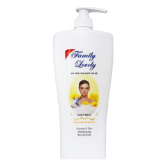 Sữa tắm tinh chất sữa dê Family Lovely Charming 1 lít chính hãng