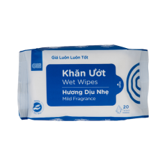 Khăn ướt GO! hương dịu nhẹ 20 tờ chính hãng