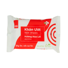 Khăn ướt GO! hương lài 20 tờ chính hãng