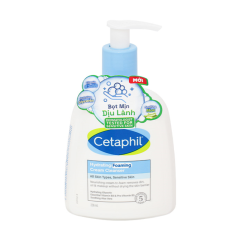 Sữa rửa mặt tạo bọt mịn Cetaphil Hydrating Foam chai 236ml chính hãng
