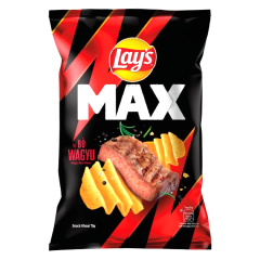 Snack khoai tây chiên Lays Max vị bò wagyu 75g chính hãng