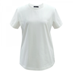 Áo thun nữ Hồng Nhật cổ tròn tay ngắn màu trắng size M chính hãng