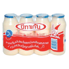 Lô 4 sữa chua uống men sống Betagen vị cam 140ml chính hãng