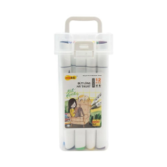 Bút lông mỹ thuật Colokit AM-C002 12 màu chính hãng