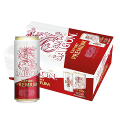 Thùng 24 bia Saigon Export Premium lon 330ml chính hãng