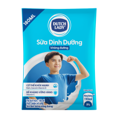 Sữa Cô Gái Hà Lan không đường bịch 180ml chính hãng | Siêu Thị GO!– Thực phẩm giá tốt