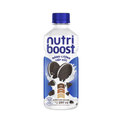 Nước trái cây Nutriboost bánh quy kem chai 297ml chính hãng