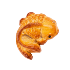 Bánh trung thu tươi GO! Bánh nướng đậu xanh hình cá 120g chính hãng