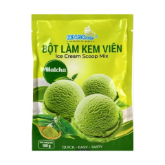 Bột làm kem viên BenusCream vị matcha gói 100g chính hãng | Siêu Thị GO!– Thực phẩm giá tốt