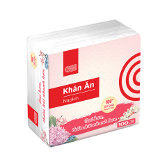 Khăn ăn GO! 100 tờ 33 x 33cm chính hãng