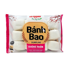 Bánh bao không nhân LC Foods 300g chính hãng