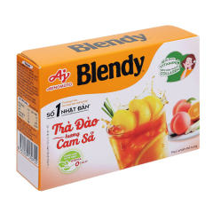 Trà đào hương cam sả Blendy 8 gói x 11g chính hãng