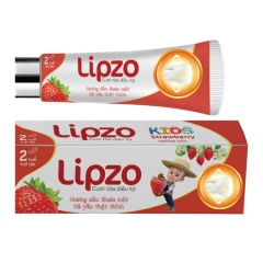 Kem đánh răng Lipzo trẻ em hương dâu 75g chính hãng