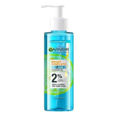 Gel rửa mặt Garnier Bright Complete Anti Acne chai 120ml chính hãng