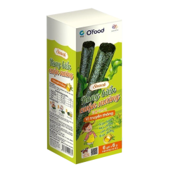 Snack rong biển cuộn vị truyền thống OFood 6 gói x 6g chính hãng