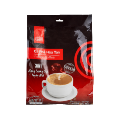 Cà phê hòa tan GO! 3in1 bịch 75 gói x 16g chính hãng