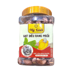 Hạt điều lụa rang muối Mỹ Linh 450g chính hãng