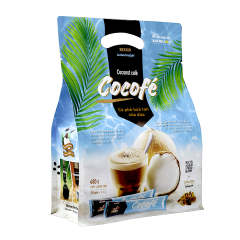 Cà phê hòa tan Rexsun Cocofé sữa dừa bịch 30 gói x 16g chính hãng