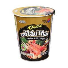 Mì lẩu thái Koreno vị chua cay ly 65g chính hãng