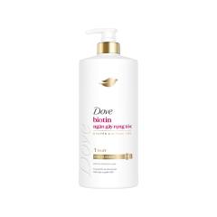 Kem xả Serum Dove Biotin ngăn gãy rụng tóc chai 600g chính hãng