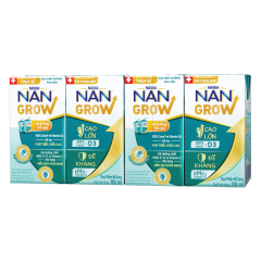 Lốc 4 sữa dinh dưỡng pha sẵn Nan Grow 110ml chính hãng | Siêu Thị GO!– Thực phẩm giá tốt