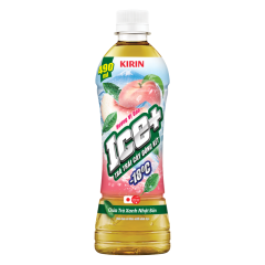 Trà trái cây Kirin Ice+ vị đào chai 490ml chính hãng
