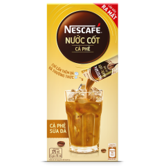 Nước cốt cà phê Nescafe sữa đá 375ml (5 gói x 75ml) chính hãng
