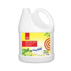 Nước rửa chén GO! hương chanh 3.6kg chính hãng