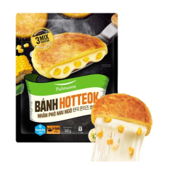 Bánh Hotteok Pulmuone nhân phô mai ngô 360g chính hãng