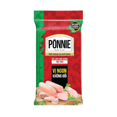 Xúc xích tiệt trùng Ponnie heo gói 4 cây x 70g chính hãng
