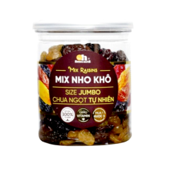 Nho khô mix Smile Nuts hũ 250g chính hãng