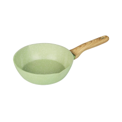 Chảo sâu men đá miệng rót Green Cook GCP231-26IH 26cm chính hãng