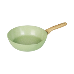 Chảo sâu men đá miệng rót Green Cook GCP231-28IH 28cm chính hãng