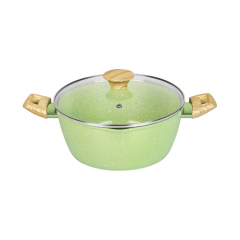 Nồi đúc men đá miệng rót Green Cook GCS231-20IH 20cm chính hãng